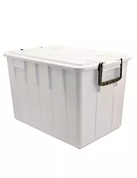 Contenitore Foodbox con Coperchio Mobil Plastic - 58x38x38 cm - 60 Litri - 143/60-BIM (Bianco)