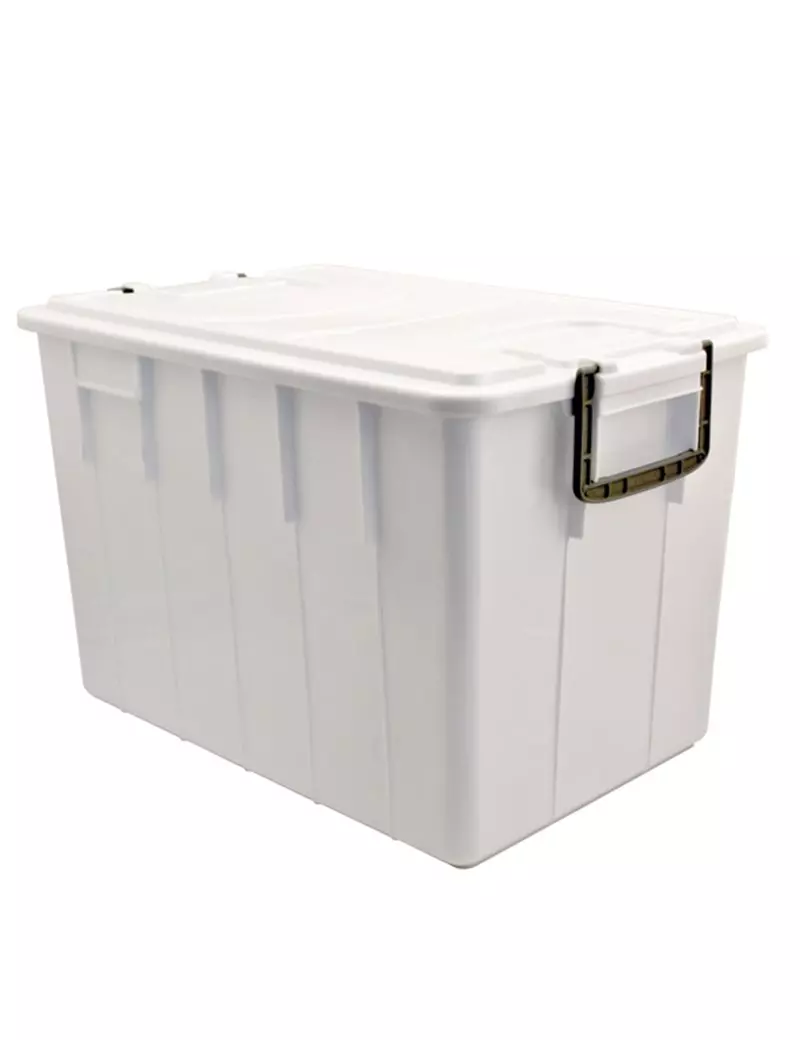Contenitore Foodbox con Coperchio Mobil Plastic - 58x38x38 cm - 60 Litri - 143/60-BIM (Bianco) Contenitore Foodbox con Coperchio Mobil Plastic - 58x38x38 cm - 60 Litri - 143/60-BIM (Bianco)