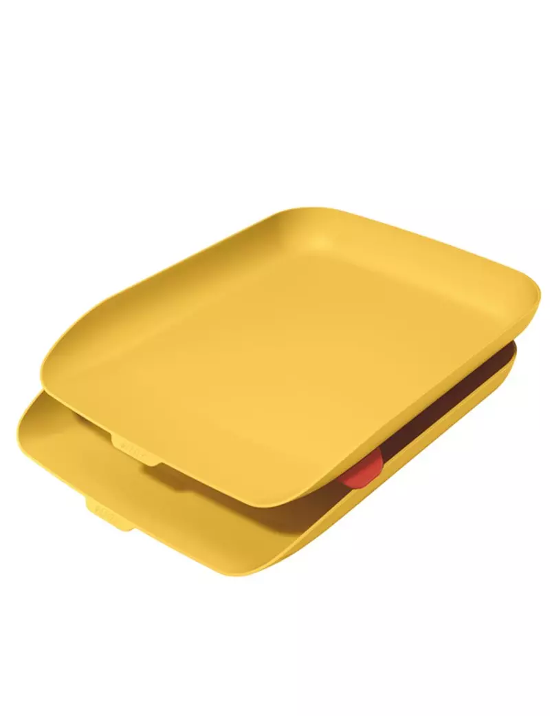 Vaschetta Portacorrispondenza Cosy Leitz - Doppia - 53581019 (Giallo) Vaschetta Portacorrispondenza Cosy Leitz - Doppia - 53581019 (Giallo)