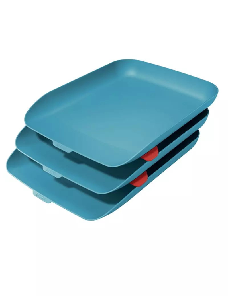 Vaschetta Portacorrispondenza Cosy Leitz - Tripla - 53581061 (Blu) Vaschetta Portacorrispondenza Cosy Leitz - Tripla - 53581061 (Blu)