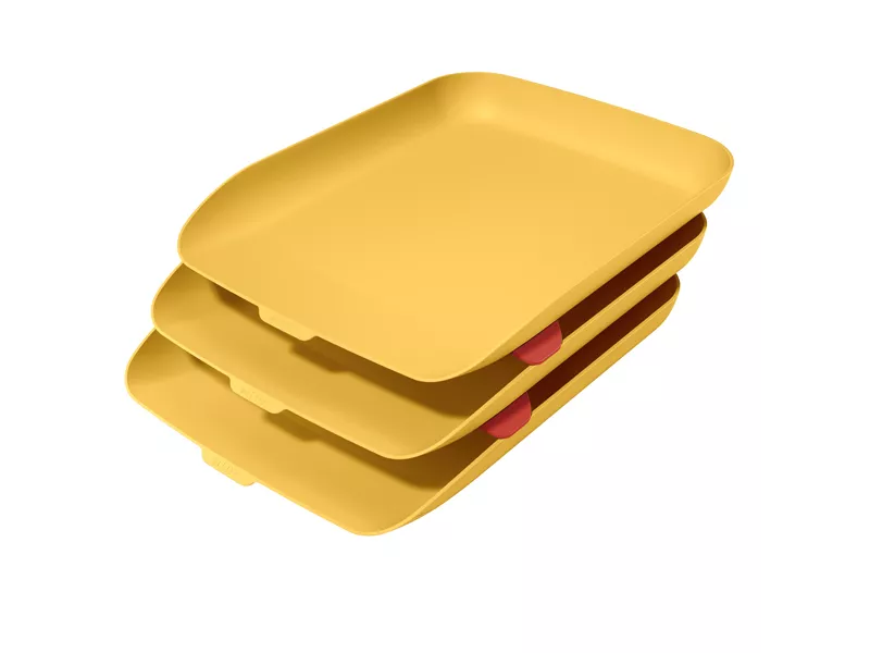 Vaschetta Portacorrispondenza Cosy Leitz - Tripla - 53581019 (Giallo)