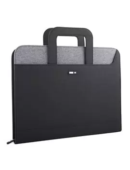 Cartella Portablocchi City Time - con Manici - 28,5x36 cm - 61496 (Nero)