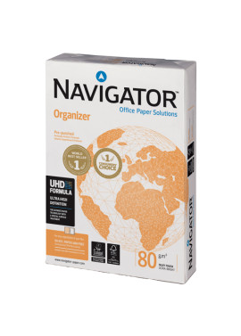 Carta Organizer Navigator - A4 - 80 g - 4 Fori - NOR0800026 (Risma 500 Conf. 5)