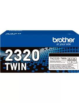 Multipack Toner Originali Brother TN-2320 TWIN (Nero 2600 pagine Conf. 2)