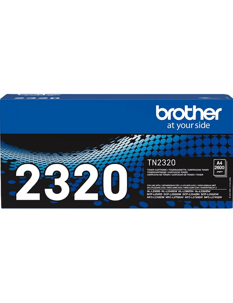 Toner Originale Brother TN-2320 (Nero 2600 pagine) Toner Originale Brother TN-2320 (Nero 2600 pagine)