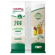 Cannuccia in Carta Samurai - 24 cm - 3637SM (Bianco Nero e Avana Conf. 200)