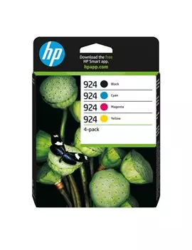 Multipack Cartucce Originali HP 6C3Z1NE 924 (Nero e Colori Conf. 4)