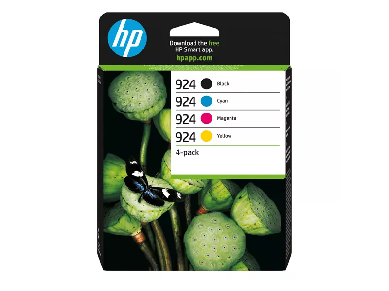 Multipack Cartucce Originali HP 6C3Z1NE 924 (Nero e Colori Conf. 4)