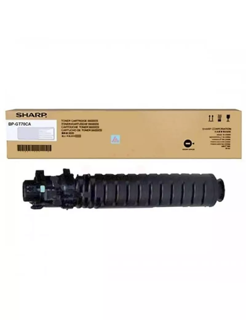 Toner Originale Sharp BP-GT70CA (Ciano 24000 pagine)