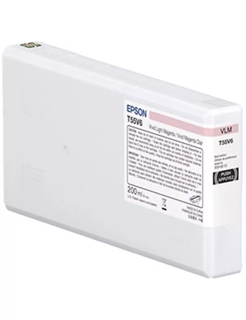 Cartuccia Originale Epson T55W600 (Magenta Chiaro 200 ml) Cartuccia Originale Epson T55W600 (Magenta Chiaro 200 ml)