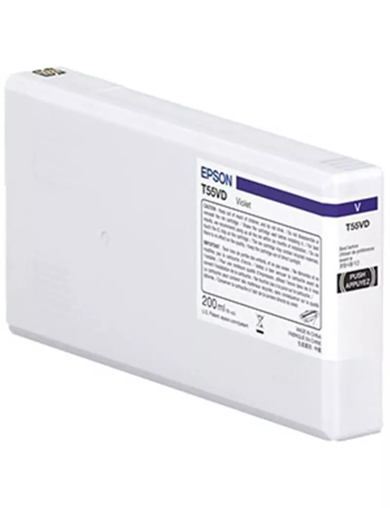 Cartuccia Originale Epson T55WD00 (Violetto 200 ml) Cartuccia Originale Epson T55WD00 (Violetto 200 ml)