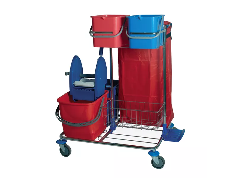 Carrello di Pulizia Star 2 Taxon - 82x71x105 cm - 51000 (Multicolore) Carrello di Pulizia Star 2 Taxon - 82x71x105 cm - 51000 (Multicolore)
