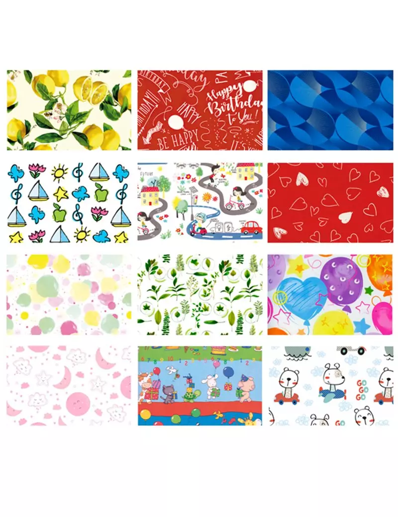 Carta Regalo in Rotoli Rex Sadoch - 70x200 cm - GR3J1GEN (Assortiti Conf. 50) Carta Regalo in Rotoli Rex Sadoch - 70x200 cm - GR3J1GEN (Assortiti Conf. 50)
