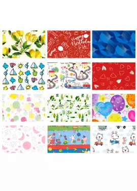 Carta Regalo in Rotoli Rex Sadoch - 70x200 cm - GR3J1GEN (Assortiti Conf. 50)