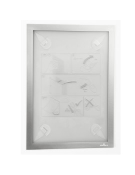 Cornice Adesiva Duraframe Wallpaper Durable - A4 - 4843-23 (Argento)