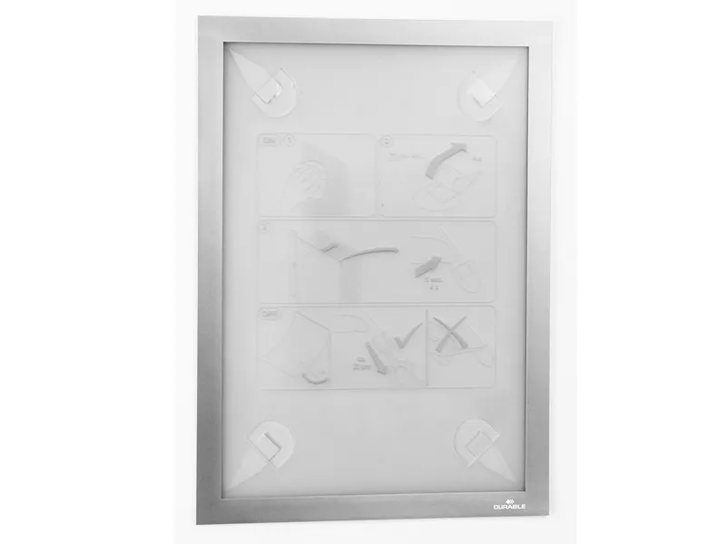 Cornice Adesiva Duraframe Wallpaper Durable - A4 - 4843-23 (Argento) Cornice Adesiva Duraframe Wallpaper Durable - A4 - 4843-23 (Argento)