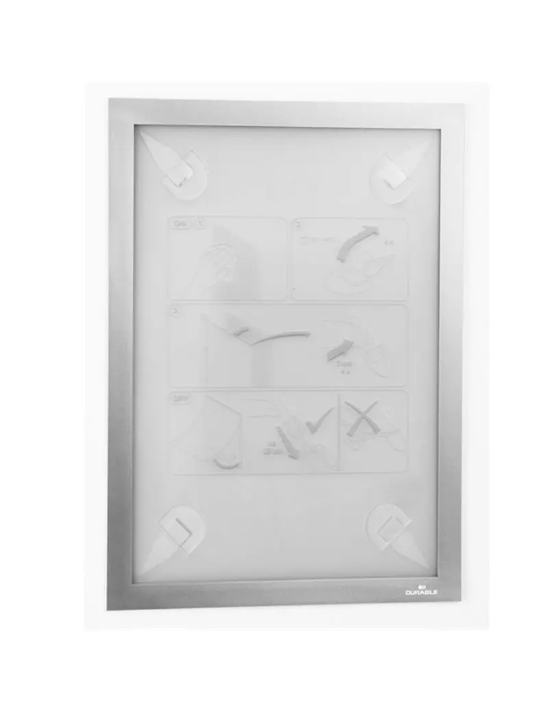 Cornice Adesiva Duraframe Wallpaper Durable - A4 - 4843-23 (Argento) Cornice Adesiva Duraframe Wallpaper Durable - A4 - 4843-23 (Argento)