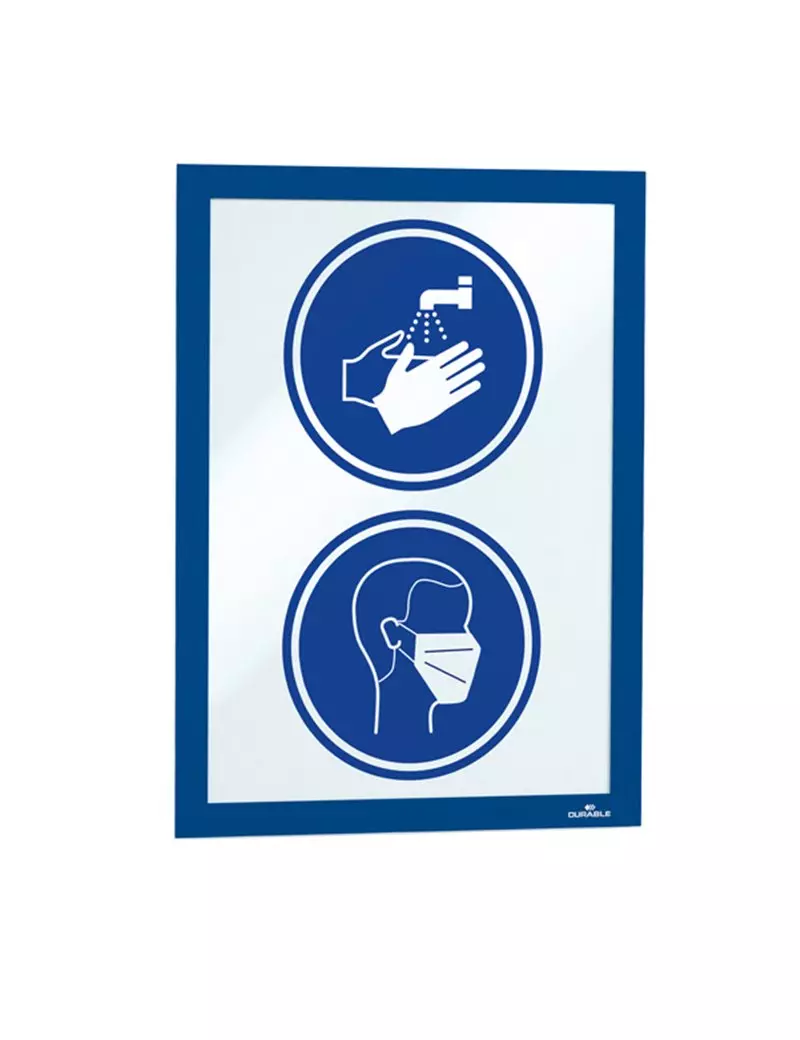 Cornice Magnetica Duraframe Durable - A4 - 4872-07 (Blu Conf. 2) Cornice Magnetica Duraframe Durable - A4 - 4872-07 (Blu Conf. 2)