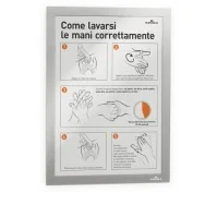 Cornice Magnetica Duraframe Durable - A4 - 4872-23 (Argento Conf. 2)