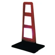 Delineatore Stradale Flessibile - 33 cm - DFR33 (Rosso e Bianco)