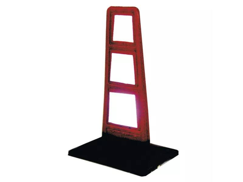 Delineatore Stradale Flessibile - 33 cm - DFR33 (Rosso e Bianco)