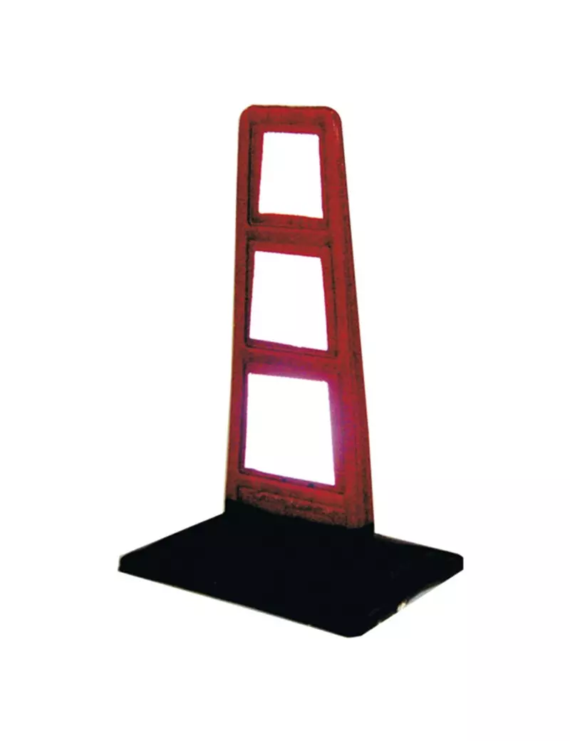 Delineatore Stradale Flessibile - 33 cm - DFR33 (Rosso e Bianco)