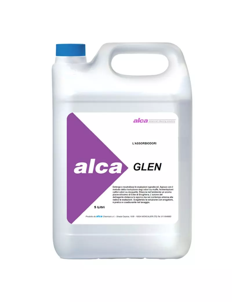 Detergente Deodorante Glen Alca - ALC412 - 5 Litri (Erbe di Brughiera) Detergente Deodorante Glen Alca - ALC412 - 5 Litri (Erbe di Brughiera)