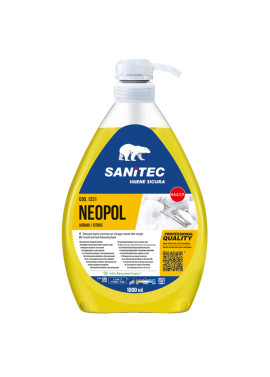 Detergente Piatti Gel Neopol Sanitec - 1231 - 1 Litro (Limone di Sicilia)