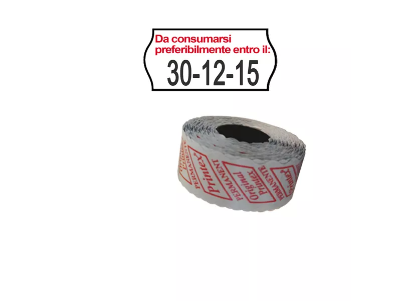 Etichette per Prezzatrice Smart 8/2612 Printex - Permanenti Da Consumarsi - 26x12 mm - 2612SFP14ST (Bianco Conf. 10)
