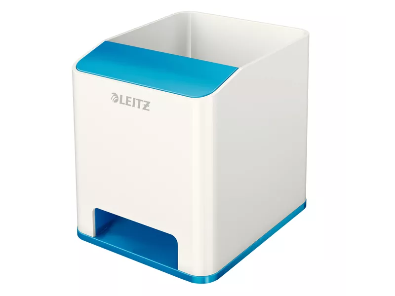Portapenne con Amplificatore WoW Leitz - 53631023 (Bianco e Blu) Portapenne con Amplificatore WoW Leitz - 53631023 (Bianco e Blu)