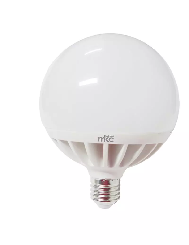 Lampadina LED MKC - E27 - Globo - 24 W - 499048342 (Bianco Freddo)