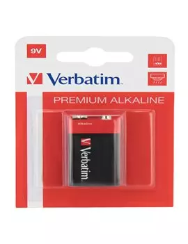 Pila Premium Alkaline Verbatim - 9 V - 49924