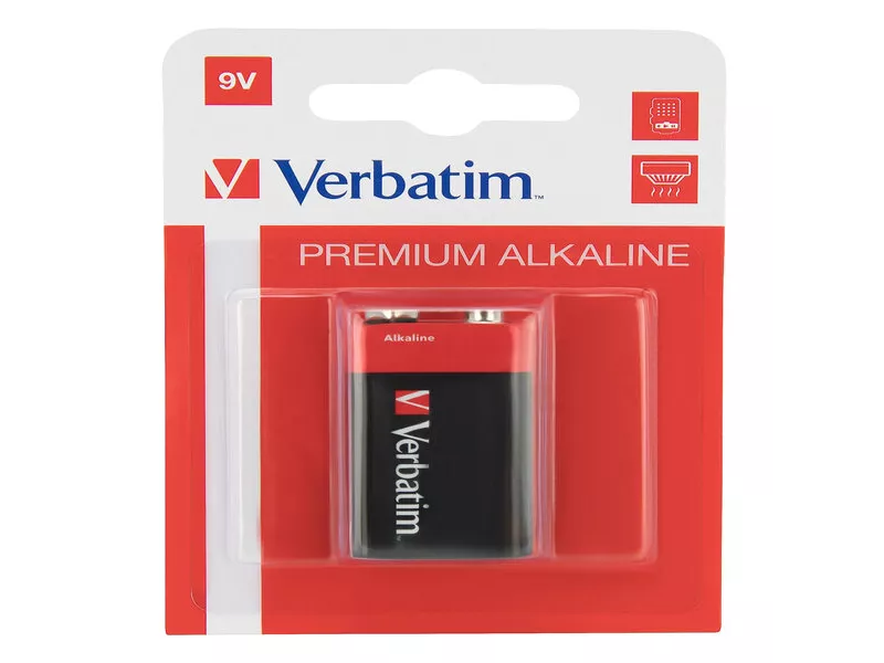 Pila Premium Alkaline Verbatim - 9 V - 49924