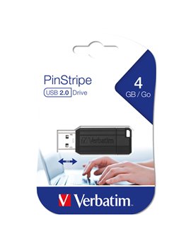 Pen Drive Store'n'Go Verbatim - USB 2.0 - 4GB - 49061 (Nero)