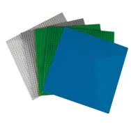 Base per Mattoncini Micro da Costruzione CWR - 25x25 cm - 12337 (Assortiti)