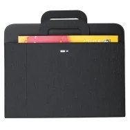 Portablocco con Anelli City Time - Tessuto con Manici - 28,5x36 cm - 61742 (Nero)