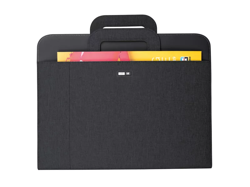 Portablocco con Anelli City Time - Tessuto con Manici - 28,5x36 cm - 61742 (Nero)