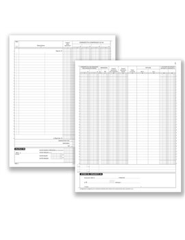 Registro Corrispettivi Data Ufficio - 24,5x31 cm - 16 Pagine Numerate - DU1386N0000