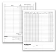 Registro Corrispettivi Data Ufficio - 24,5x31 cm - 16 Pagine Numerate - DU1386N0000