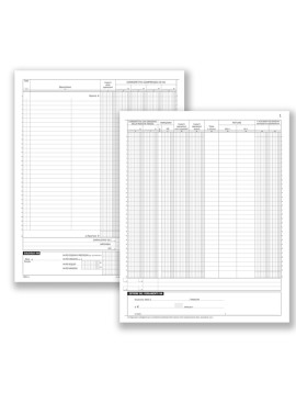 Registro Corrispettivi Data Ufficio - 24,5x31 cm - 16 Pagine Numerate - DU1386N0000