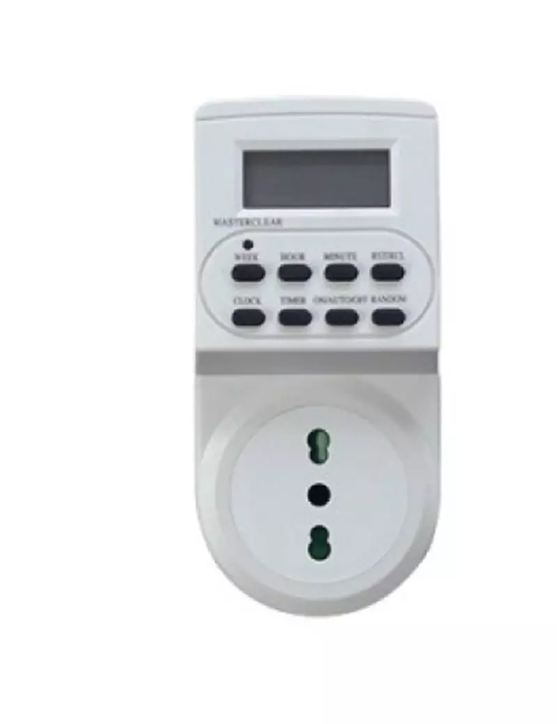 Timer Digitale Settimanale MKC - 493933773 (Bianco) Timer Digitale Settimanale MKC - 493933773 (Bianco)
