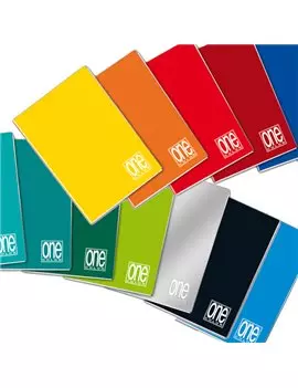 Quaderno One Color Blasetti - A4 - Quadretti 10 mm con Margini - 2278 (Assortiti Conf. 10)