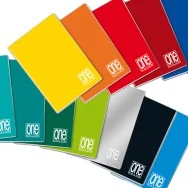 Quaderno One Color Blasetti - A4 - Quadretti 10 mm con Margini - 2278 (Assortiti Conf. 10)