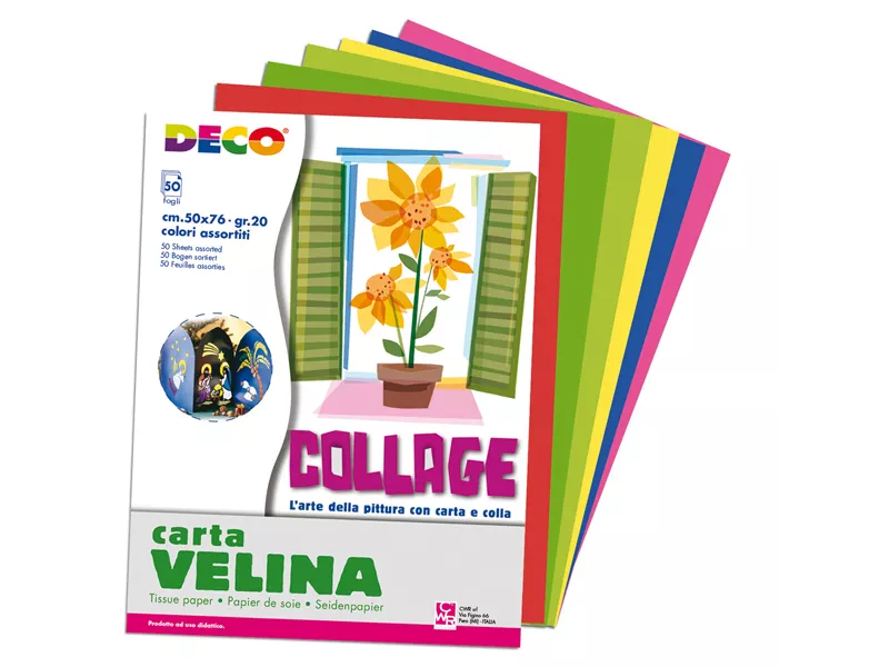 Carta Velina Deco CWR - 50x76 cm - 09382 (Assortiti Conf. 50)