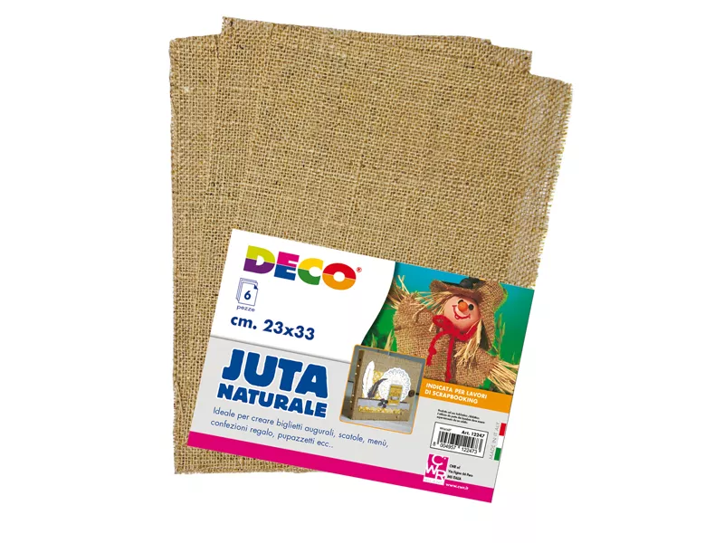 Juta Naturale Deco CWR - 23x33 cm - 12247 (Naturale Conf. 6)