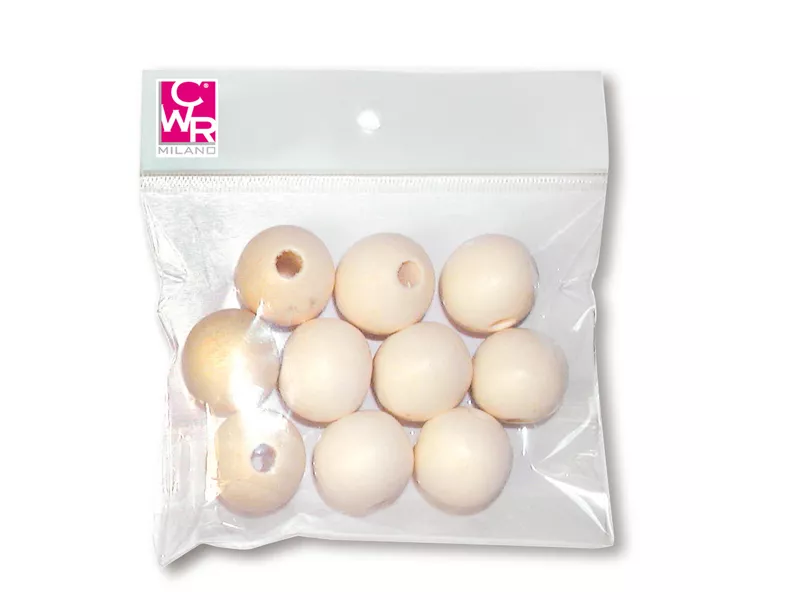 Sfere in Legno CWR - 20 mm - 05862 (Naturale Conf. 10)