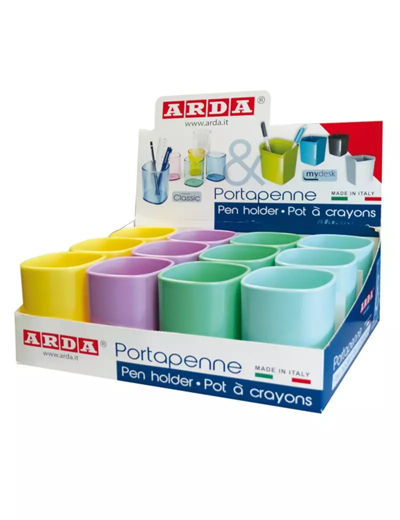 Portapenne Keep Colour Pastel Arda - 4111PASESP (Assortiti Conf. 12) Portapenne Keep Colour Pastel Arda - 4111PASESP (Assortiti Conf. 12)