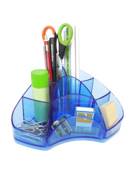 Portapenne Multipot Classic Arda - TR7121BL (Azzurro Trasparente)