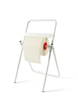 Portabobina Industriale Perfetto - da Terra - 40x44x80 cm - 0464G (Bianco)