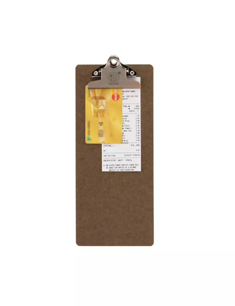 Portaconto in Legno Securit - 27,7x11,4 cm - MC-CBBP-BR (Marrone) Portaconto in Legno Securit - 27,7x11,4 cm - MC-CBBP-BR (Marrone)